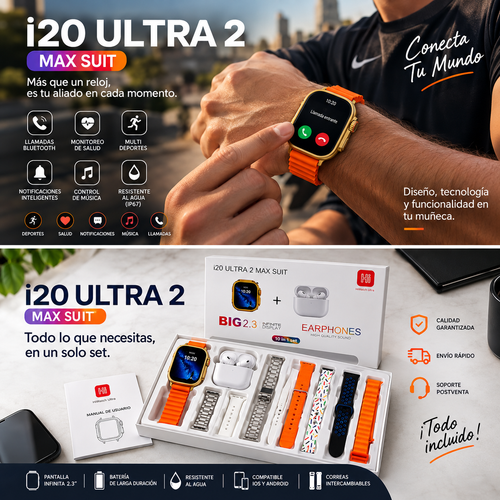 Smartwatch i20 Ultra 2 Max Suit
